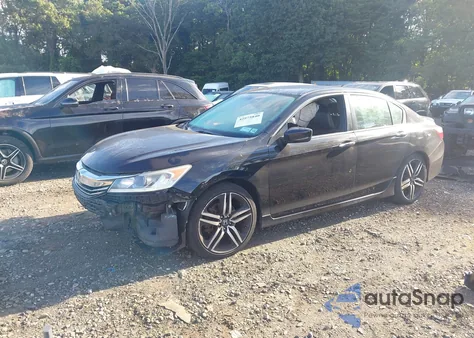 2017 Honda Accord Sport из США, поврежденный, VIN 1HGCR2F52HA205540